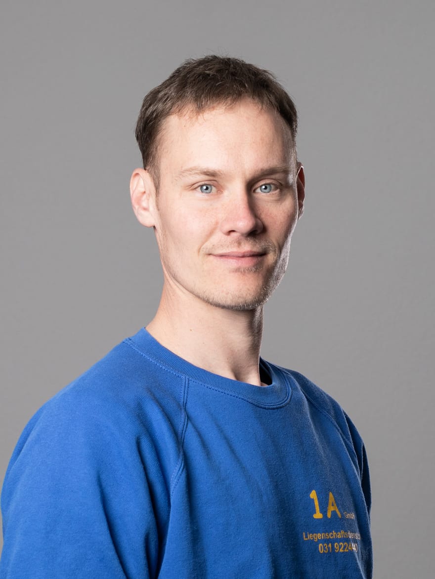 David Spähni, Gärtner und Backoffice